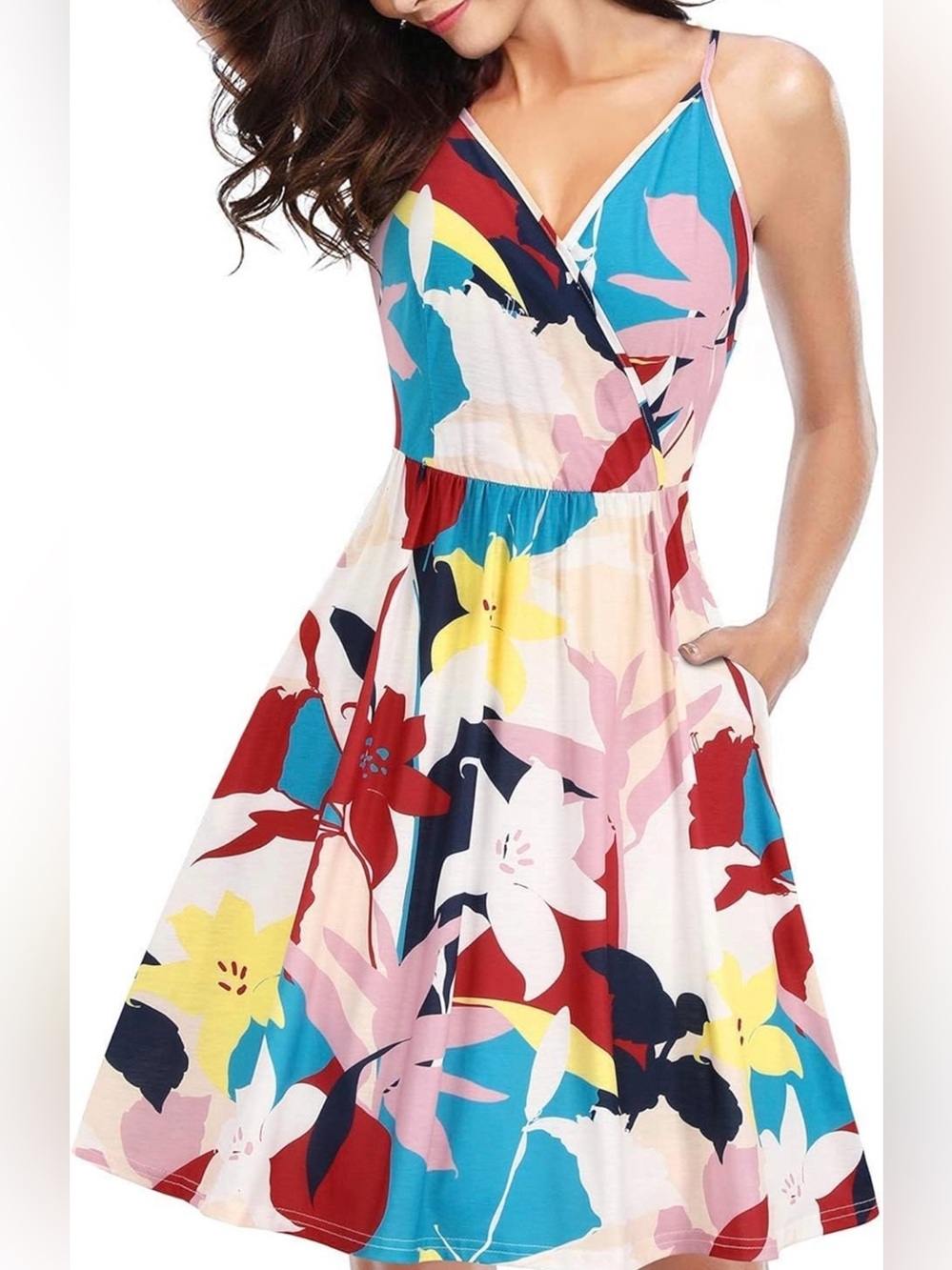 NEW Laishen Spaghetti Strap Sundress